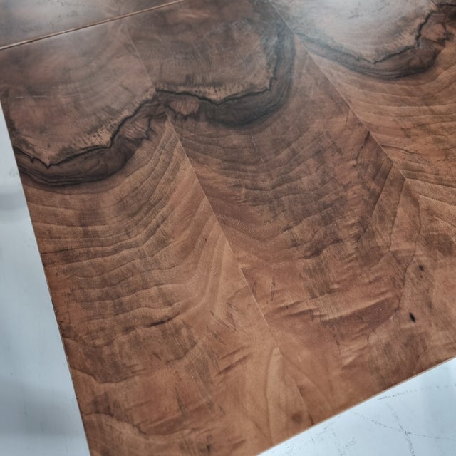 Art Deco Dining Table in Walnut, 1960s For Sale - Image 12 of 15