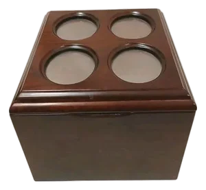 1980s Rare the Bombay Company Recipe Cards Box Storage Wood Nostalgia Brand New VNT