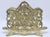 Antique Art Nouveau French Brass Letter Rack / Stationary Holder For Sale - Image 13 of 13