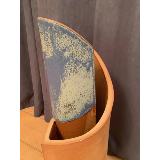 Ceramic Large Ceramic Floor Vase, 2000s For Sale - Image 7 of 15