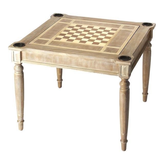 Vincent Multi-Game Card Table, Gray For Sale