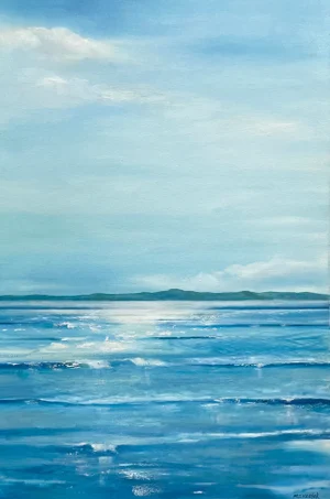 Original Santa Barbara Seascape Oil "Channel Islands 2”.