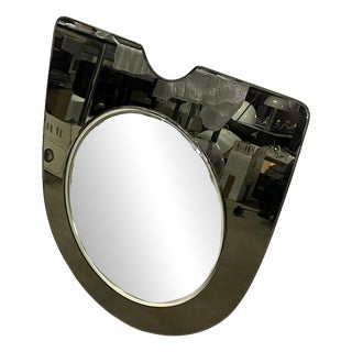 Vintage Glass Wall Mirror from Murano, 1965 For Sale