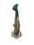 Italian Vintage Murano Sommerso Green Gold Flecks Bollicine Italian Bubble Glass Fish For Sale - Image 3 of 10