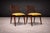 Set of 2 Chairs in Rosewood & Yellow Linen Canvas, Carlo Hauner, 1950s For Sale - Image 11 of 14