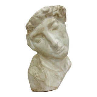 1940s Plaster Bust in the Style of Michelangelo’s Dying Slave For Sale