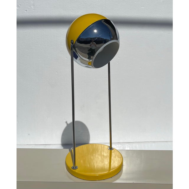 Robert Sonneman 1970s Sonneman Style Atomic Eyeball Table Lamp For Sale - Image 4 of 11