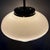 Vintage Scandinavian Pendant Lamp in Glass and Chrome, Sweden, 1920s For Sale - Image 9 of 14