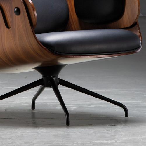 Playwood Walnut and Leather Chair by Jaime Hayon For Sale - Image 10 of 16