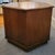 Broyhill Brasilia Circa 1970 Mid-Century Modern Hexagonal Walnut Side Table With Large Cabinet For Sale - Image 4 of 9