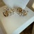 Mid 20th Century Vintage Trifari Gold Rhinestone Clip on Earrings, A Pair For Sale - Image 10 of 11