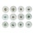 Piero Fornasetti Zodiac Plates for Perugia, Complete Set of Twelve, Serie Zodiaci For Sale