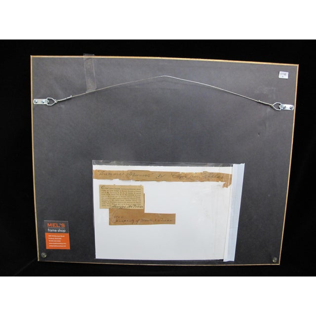 Clyde Leon Keller Signed Hillside Landscape Oregon Oil Painting Gilt Frame For Sale - Image 11 of 11