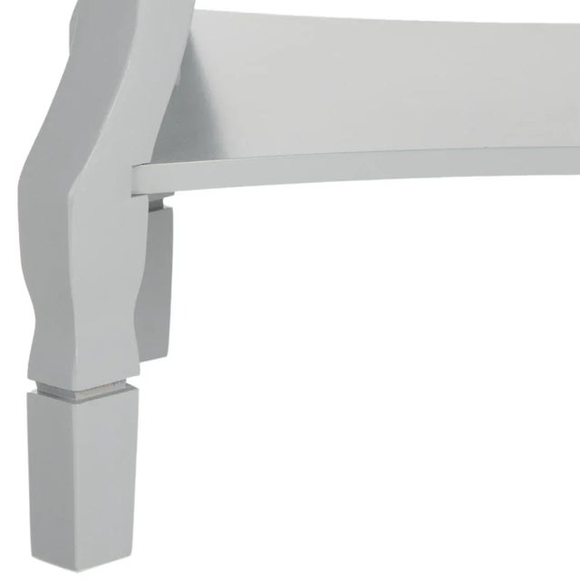 Gray One Drawer Nightstand in Grey For Sale - Image 8 of 11