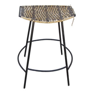Mid 20th Century Arthur Umanoff Style Bar Stool Mid Century Modern 25 Inch Tall For Sale