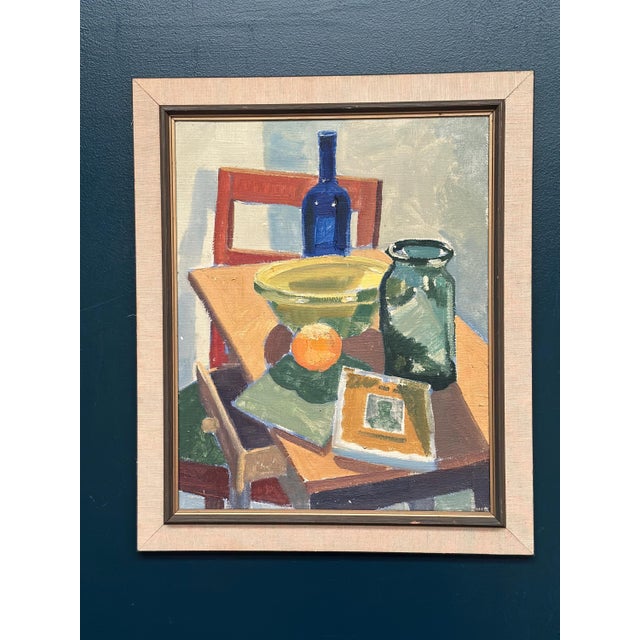 Eli Rasmussen, Opstilling, 1953, Oil Painting on Canvas, Framed For Sale - Image 13 of 18