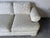 Vintage Century Furniture White Textured Fabric Three-Seater Sofa For Sale - Image 12 of 18
