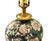 Frederick Cooper Vintage Dark Blue Floral Lamp For Sale - Image 9 of 10
