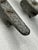 Vintage Oxidized Cast Iron Nautical Architectural Salvage Boat Dock Cleat Drawer Pull Hardware, Set of 2 For Sale - Image 9 of 11