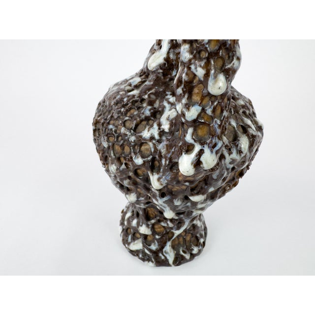 Ceramic Marius Giuge Vallauris Textured Ceramic Pichet, France, Mid-Century For Sale - Image 7 of 17
