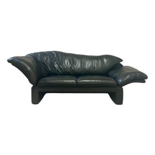 Vintage Three-Seater Sofa in Leather from Brühl Prelude, 1990s For Sale