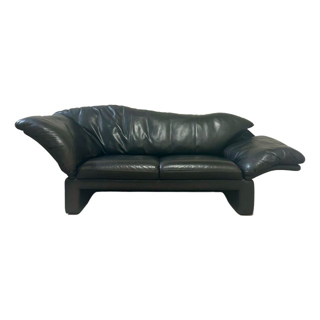 Vintage Three-Seater Sofa in Leather from Brühl Prelude, 1990s For Sale