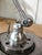 Jieldé Three-Arm Workshop Lamp on Brake Disc, 1950s For Sale - Image 4 of 14
