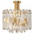 Gilt Brass and Crystal Glass Light Fixture from Kalmar, Austria, 1970s For Sale - Image 10 of 10