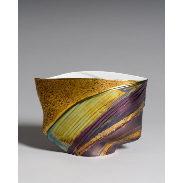 Eosin Porcelain Vase Trio by Johan Van Loon and Helmut Drexler for Rosenthal, 1990s, Set of 3 For Sale - Image 6 of 18