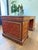 Maitland - Smith 1980s Maitland-Smith Burl Wood Executive Desk With Leather Inset Top – Double Pedestal, Brass Hardware For Sale - Image 4 of 17