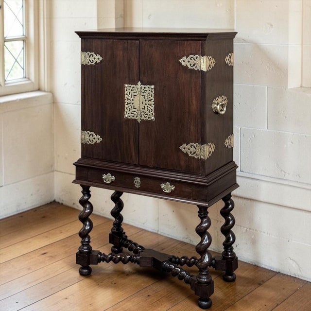 This remarkable 19th century Dutch collector’s cabinet combines richly patinated wood with an extraordinary collection of...