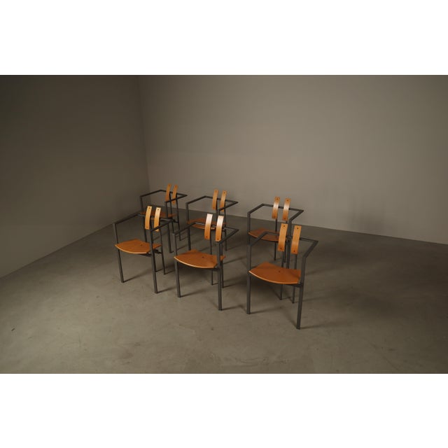 Vintage Trix Armchairs by Karl-Friedrich Förster for KFF, 1980s, Set of 6 For Sale - Image 16 of 16