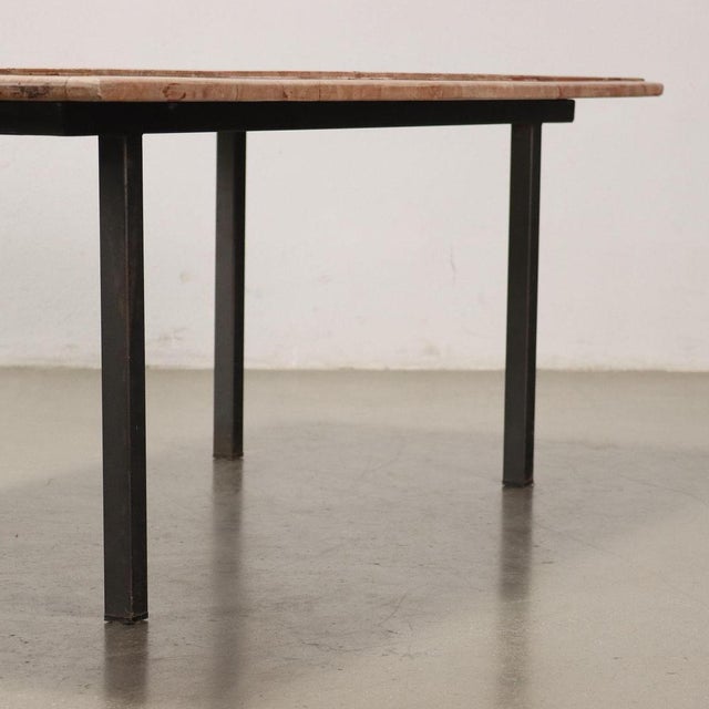 Stone 20th Century Coffee Table in Marble, Italy For Sale - Image 7 of 8