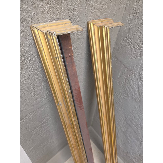 Antique Giltwood Valances a Pair For Sale In San Antonio - Image 6 of 11