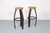 Vintage French Bar Stools by Frida Minet and Adrien Audoux, 1950s, Set of 2 For Sale - Image 14 of 14