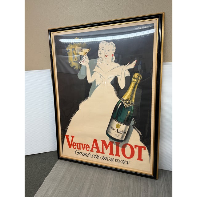 French Robert Falcucci for Veuve Amiot Advert Poster, 1929 For Sale - Image 3 of 12