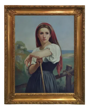 Angelo Granati, Country Girl, 2011, Oil on Canvas, Framed