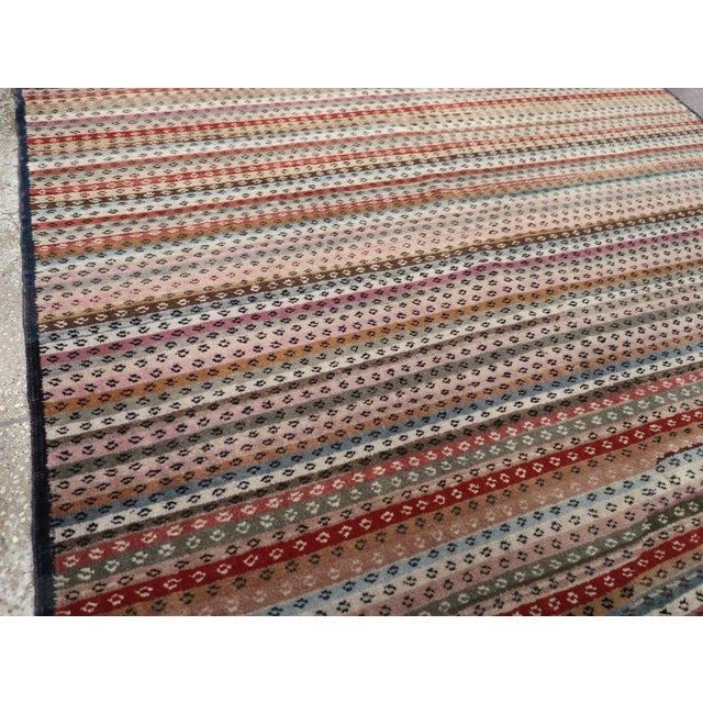 Mid 20th Century Galerie Shabab Collection Mid-20th Century Turkish Anatolian Wide Gallery Runner For Sale - Image 5 of 10