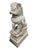 Ceramic Vintage Crackle-Glazed Ceramic Foo Dog Guardian Statues For Sale - Image 7 of 12