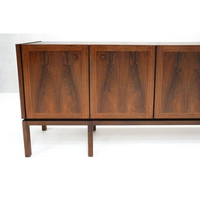 Symmetric Sideboard in Dark Walnut attributed to Royal Board, Sweden, 1961 For Sale - Image 15 of 18