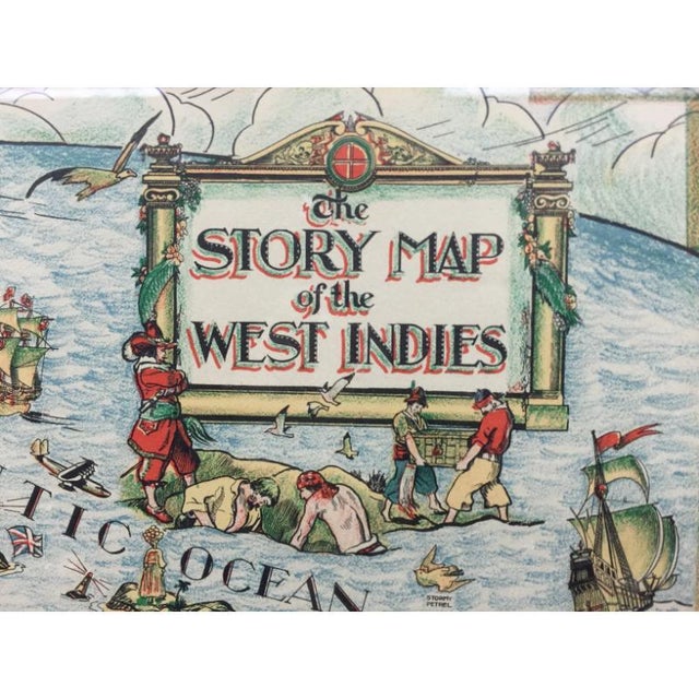 Traditional The Story Map of the West Indies For Sale - Image 3 of 8
