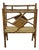 Antique Victorian Bamboo Divided Magazine Storage Rack 23" For Sale
