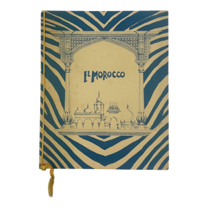 Vintage El Morocco Nyc Nightclub Dinner Menu New York City