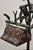 Late 20th Century Maitland Smith Figural Bronze Monkey Desk Table Lamp Adjustable Pen Shell Shade For Sale - Image 11 of 12