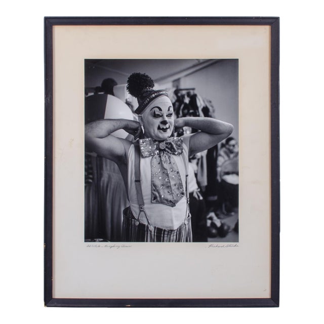 Al White, Ringling Bros. Circus Clown, Photograph by Richard Stacks, 20th Century For Sale