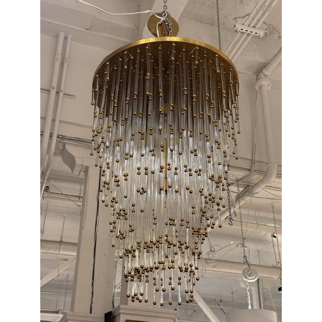 John Rosselli for Visual Comfort Signature Collection Mia Chandelier For Sale - Image 9 of 12