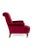 Victorian Velvet Lounge Chair For Sale - Image 3 of 11
