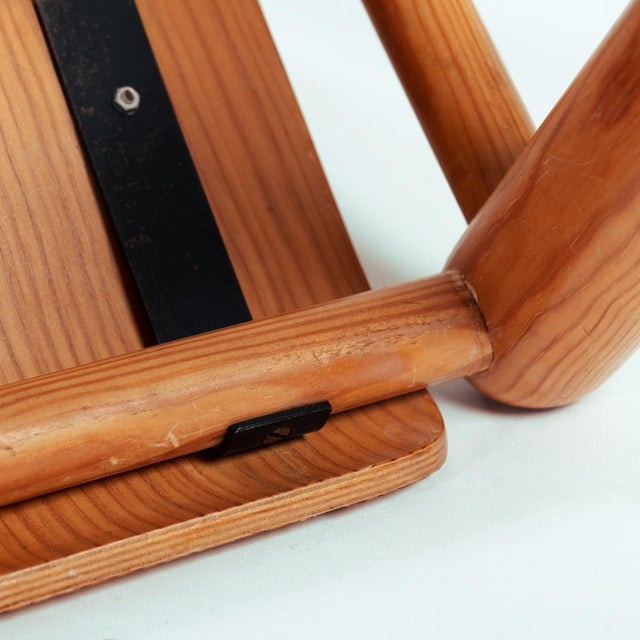 Set of Vintage Brutalist Chairs in Pine and Plywood by Knud Friis & Elmar Moltke Nielsen for Getama, 1970s For Sale - Image 9 of 17