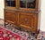 Antique English Jacobean Bookcase Bookshelf Cabinet Double Door Oak c.1930s For Sale - Image 14 of 17