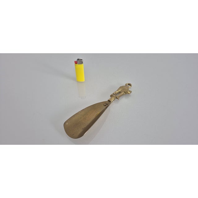 Brutalist Cat-Shaped Shoehorn, Germany, 1960s For Sale - Image 11 of 11